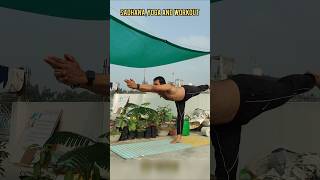 Yoga abhyasa। workout motivation yogasna dailyyoga workoutyoga namanyogi [upl. by Hgielac]