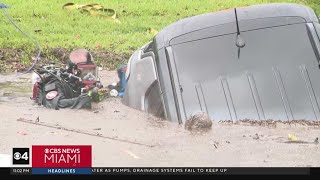 Flooding creates dangerous conditions across South Florida [upl. by Trakas61]