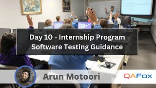 Day 10  Internship Program Software Testing Guidance [upl. by Enened]