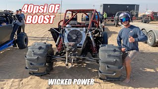 Driving the FASTEST Polaris RZR on the PLANET 2JZ Supra Engine Swap [upl. by Alyacim991]