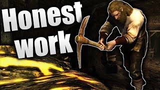 Can I Earn a Living as a Miner in Skyrim [upl. by Fausta]