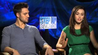 Step Up Revolution  Interview with Kathryn McCormick amp Ryan Guzman [upl. by Acsehcnarf]