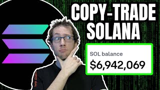 How To Find And Copy Trade Solana Wallets [upl. by Scevor]