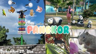 Dieren spotten op Pangkor amp scooter door apen overgenomen 😦  Aflv 7 Backpacken Azië [upl. by Ebner]