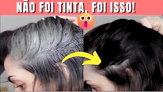 COLOQUE ISSO NO SEU SHAMPOO CABELO BRANCO FICA PRETO PRA SEMPRE [upl. by Codi]