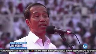 PILIHAN RAYA INDONESIA  Jokowi Akhiri Kempen Di GBK [upl. by Buroker372]