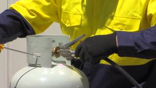 How to Fill a Gas Bottle  Fill Propane Tank  How to Refill LPG Gas Cylinder  Safely Decant LPG [upl. by Moreland372]