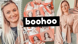 BOOHOO TRY ON CLOTHING HAUL QUARANTINE 2020 [upl. by Gyimah852]