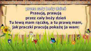 Praczki  Tu lewą mam rączkę   z linią melodyczną  karaoke [upl. by Jessy]