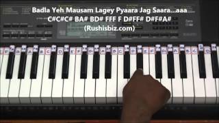 Chookar Mere Mann Ko  Piano Tutorials Yaarana  1200 Songs BOOKPDF 399 7013658813 [upl. by Haisa364]