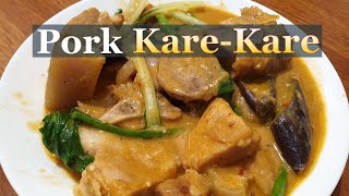 Pork karekare  Kare Kareng baboy recipe [upl. by Siffre813]