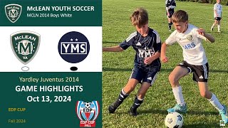 2024 EDP Cup U11 2014 boy McLean White vs Yardley [upl. by Eatnoled]