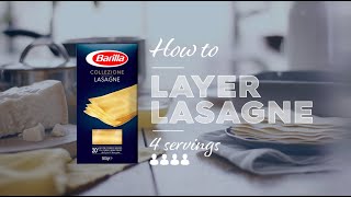 How to layer lasagne  Vegetarian [upl. by Lee83]