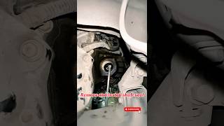 Remove and replace shaft seal car carrepairtutorial carmaintenance tools carrepairtips car [upl. by Inajna]