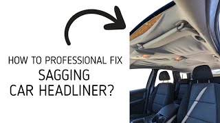 HOW TO FIX A FORD TERRITORY HEADLINER [upl. by Orvie640]