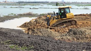 Incredible Bulldozer Operators Pushing Dirt Building Road with Dump Truck Extreme Unloading Dirt [upl. by Brelje231]