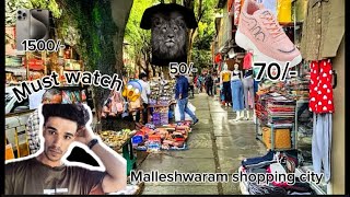 Malleshwaram shopping city Bangalore and flower Market l 😱‼️sale ‼️ RK SENSATION l Must Watch l [upl. by Appolonia]