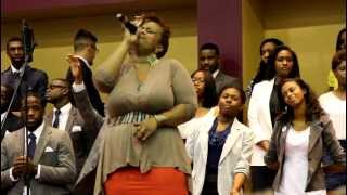 Dynamic Praise 040612 feat Amber Bullock  Oakwood University [upl. by Ev229]