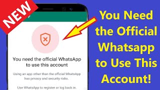 How to Fix WhatsApp Unable to Connect Please try Again Later Problem 2024।WhatsApp login Problem Fix [upl. by Aidnac]