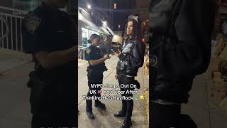 NYPD THOUGHT HE WAS KAYFLOCK😂🫵nypd police nydrill nycdrill stopandsearch cops kayflock nyc [upl. by Adiehsar266]