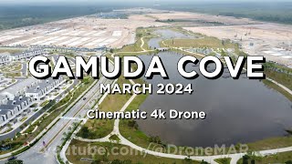 GAMUDA COVE  March 2024 4K Drone [upl. by Anuayek470]