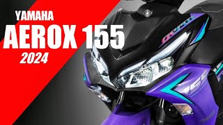 All New Yamaha AEROX 155 2024  NEW Color [upl. by Namyw]