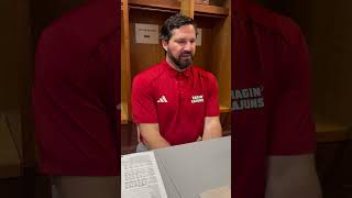 Cajuns HC Michael Desormeaux Thoughts On Tuesdays Win shorts football [upl. by Briny]