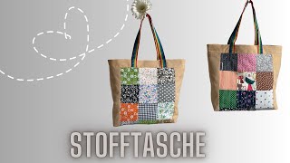 Und noch eine Patchwork Tasche nähen [upl. by Cornia810]