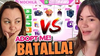 🔥BATALLA de CAJAS REGALO en ADOPT ME de ROBLOX ARANTXA vs MARICEL Competencia [upl. by Ennairej]