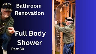 PART 30 Crazy Shower sprayer explored quotBathroom Renovationquot walkin shower rain shower  Steam room [upl. by Jone]