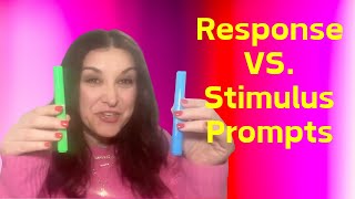 Dana Dos Response Prompt vs Stimulus Prompts Whats the Difference [upl. by Anaet]