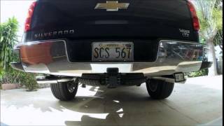 Flowmaster Force II Dual Exit CatBack exhaust on 2014 Silverado 1500 LTZ [upl. by Niuq]