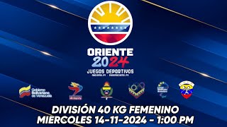 XXI Juegos Deportivos Nacionales Oriente 2024  División 40 Femenino FVLP [upl. by Llehcear]