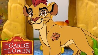 DIE GARDE DER LÖWEN VERTEIDIGUNG DES GEWEIHTEN LANDS KINDERSPIELSET DISNEY JUNIOR SPIELZEUGE KION [upl. by Donavon]