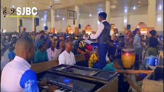 COMMUNION SONG SANG AT MASS BY STJOHNBOSCO CYON CHOIR MARARABA HE WHO SINGS WELL PRAYS TWICE [upl. by Hassadah]