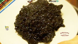 7  Risotto al nero di seppia o riso nerona delizia per davvero primo piatto di pesce tipico [upl. by Sterne]