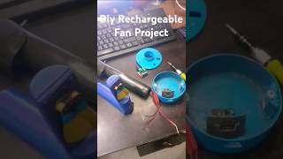 Diy Rechargeable Fan Project  Subscribe To See rechargablefan fanmake diyhandfan [upl. by Berard]