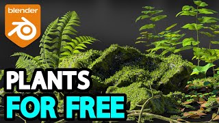 Free Plants for Blender Users  Geo Plant Library [upl. by Carlotta]