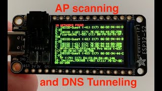 ESP32 DNS TunnelingData Exfiltration [upl. by Sagerman952]