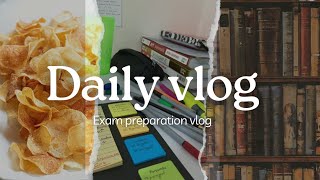 STUDY WITH ME EXAMPREPARATION VLOG [upl. by Emmeram]