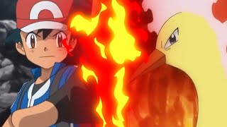 Pokémon XYZ  Ashs FletchinderTalonflame Vs Moltres AMV [upl. by Nniuqal]