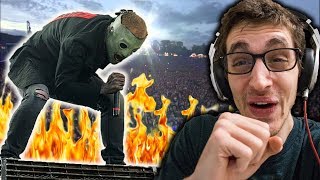 Slipknot  Sic Live At Download Festival 2009 HIP HOP HEAD REACTS TO METAL [upl. by Zurkow]