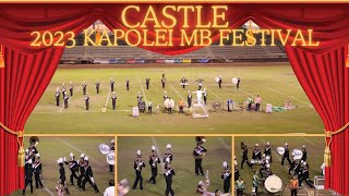 BEATLEMANIA  2023 Castle HS Marching quotKnightsquot amp Color Guard  2023 Kapolei Marching Band Festival [upl. by Notserc]