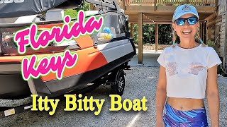 Sea Doo Switch mini pontoon in the FL Keys Perfect sandbar boat [upl. by Claiborne]