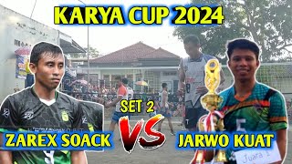 ZAREK SOACK VS JARWO KUAT AMBYAR SALING BALAS SPIKE BIKIN RIBUAN PENONTON GEMPAR [upl. by Nolitta]