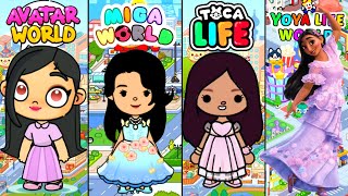 ISABELA  ENCANTO  in the versions TOCA LIFE  AVATAR WORLD MIGA WORLD E YOYA WORLD [upl. by Annaiek]