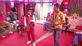 saxophonist Manisha saxophone 🎷 sang amar sangi [upl. by Raynard132]