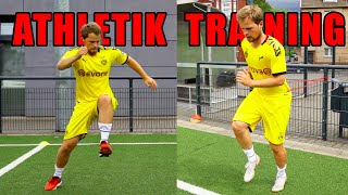 ATHLETIK TRAINING für FUSSBALLER  So werde ich SCHNELLER [upl. by Enavi180]