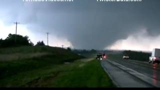 Huge EF5 wedge tornado near El Reno Oklahoma May 24 2011 [upl. by Orman]