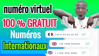 comment avoir un numéro virtuel gratuit pour la France USA Espagne [upl. by Hajin]